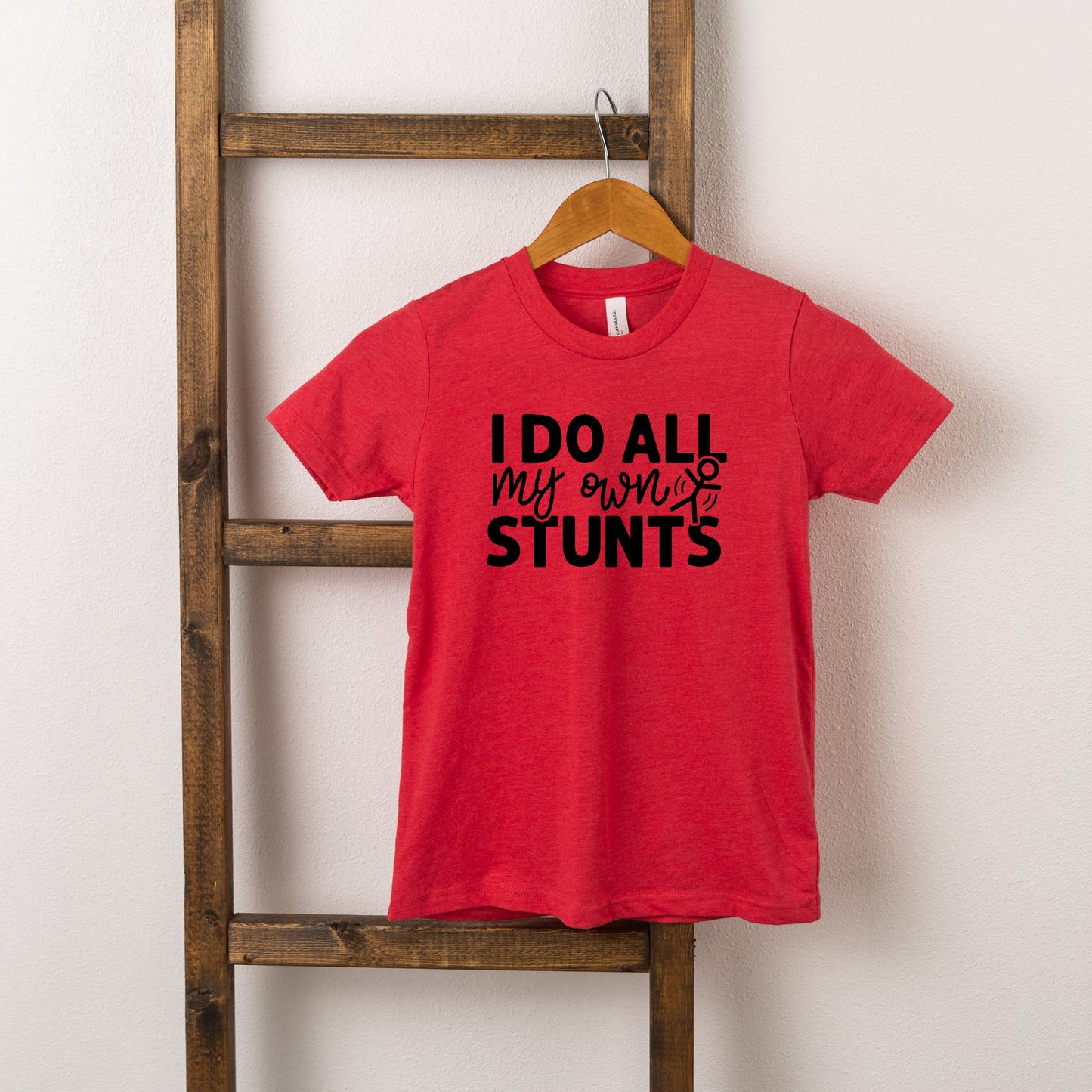 I Do All My Own Stunts | Toddler Short Sleeve Crew Neck by The Juniper Shop