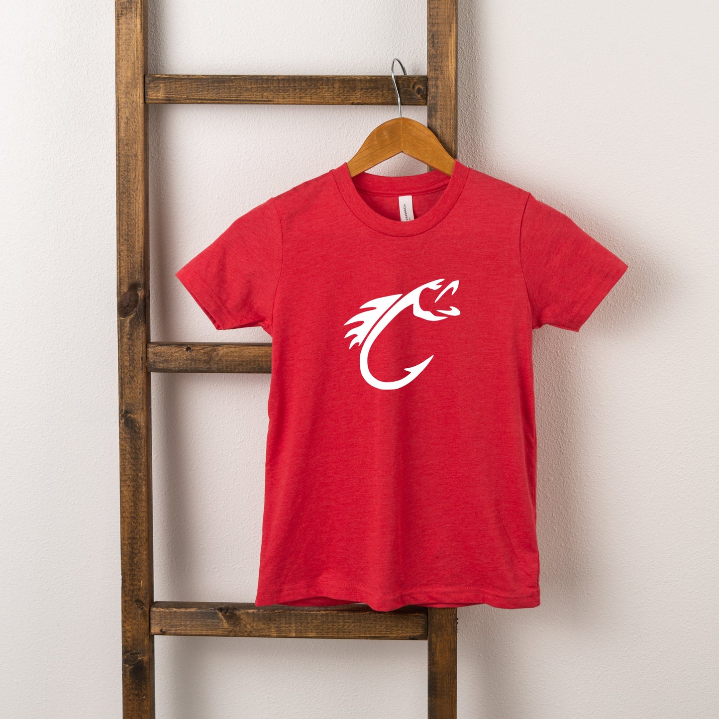 Fish Hook | Toddler Short Sleeve Crew Neck by The Juniper Shop