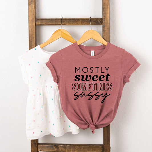 Mostly Sweet | Toddler Short Sleeve Crew Neck by The Juniper Shop