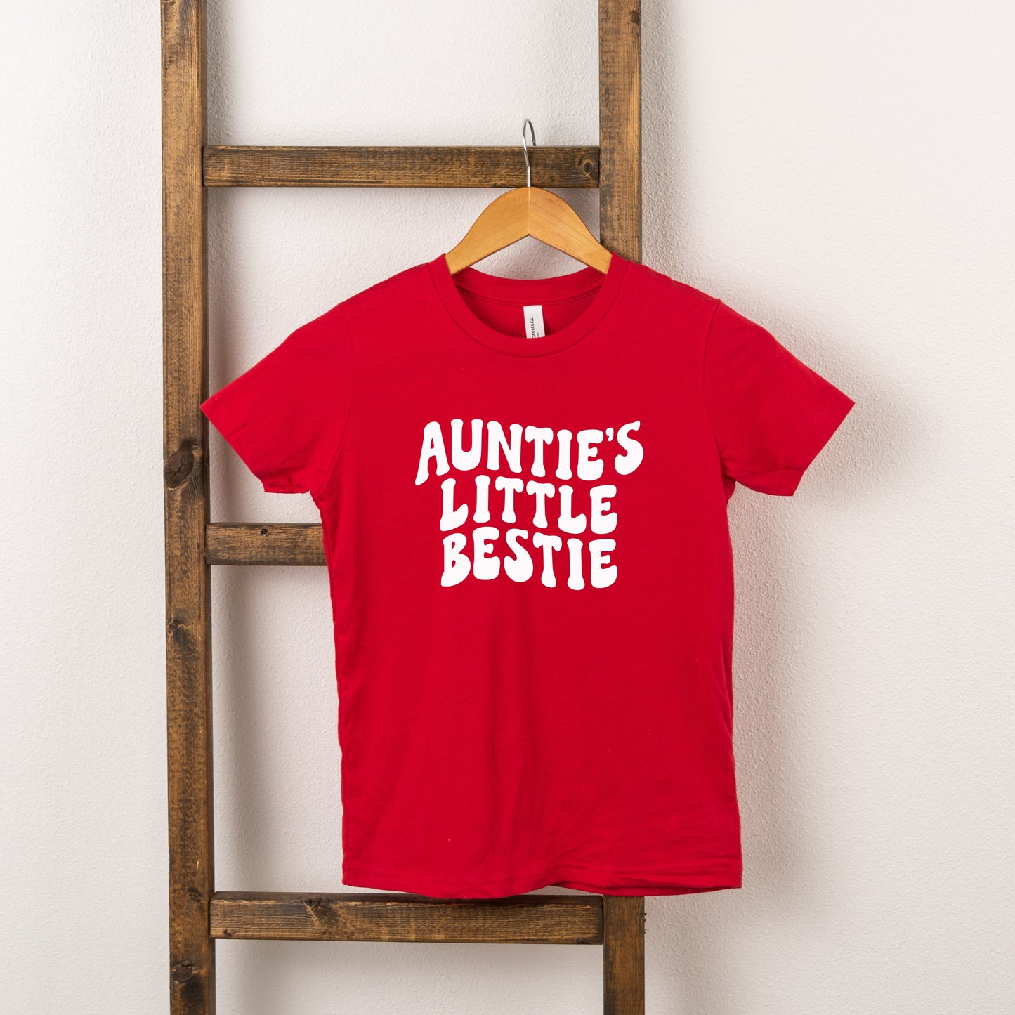 Auntie's Little Bestie | Toddler Short Sleeve Crew Neck by The Juniper Shop