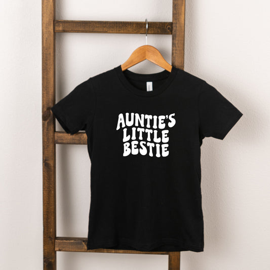 Auntie's Little Bestie | Toddler Short Sleeve Crew Neck by The Juniper Shop