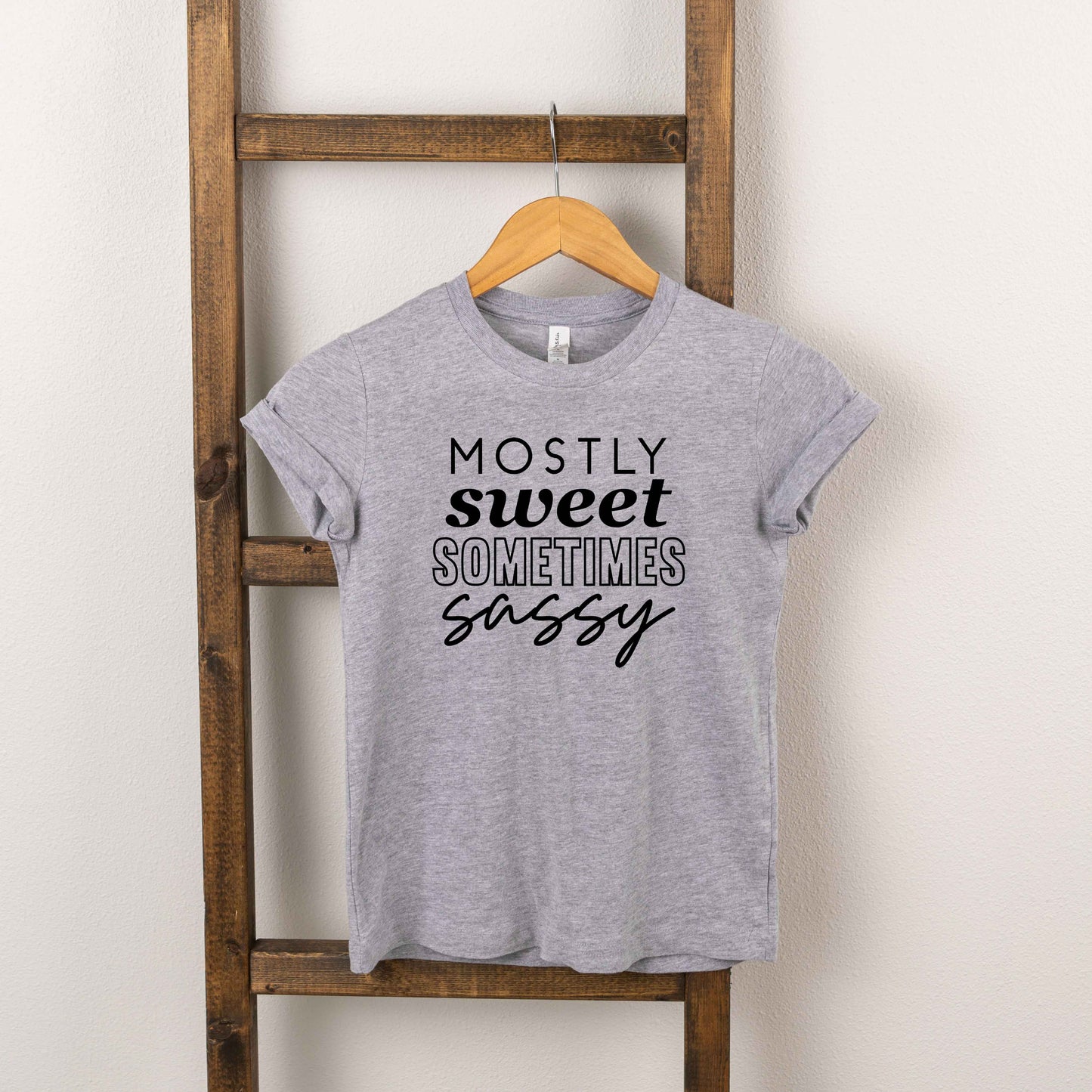 Mostly Sweet | Toddler Short Sleeve Crew Neck by The Juniper Shop