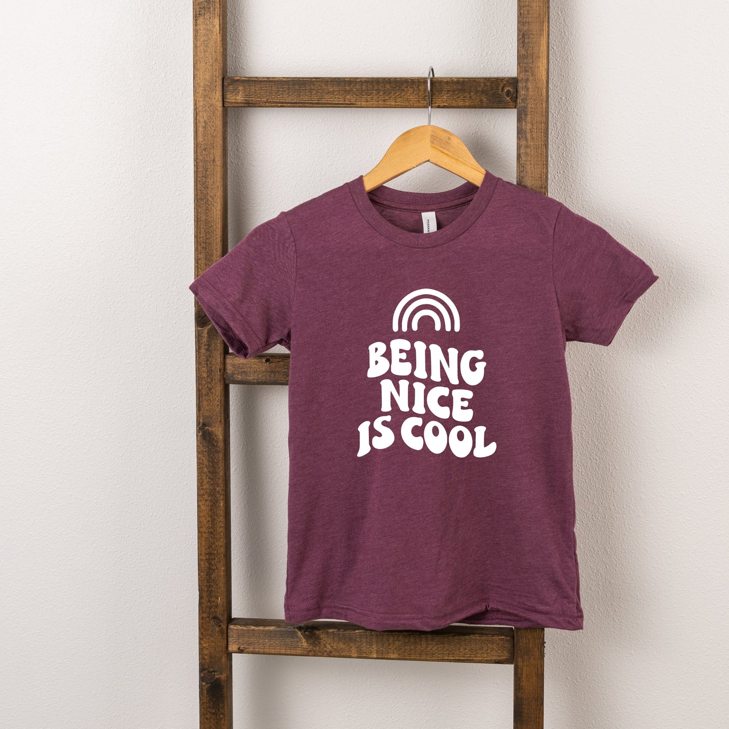 Being Nice Is Cool | Toddler Short Sleeve Crew Neck by The Juniper Shop