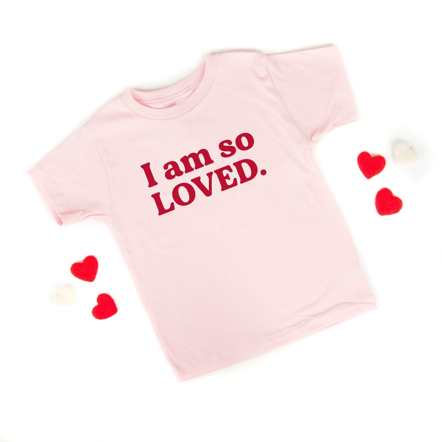 I Am So Loved | Toddler Short Sleeve Crew Neck by The Juniper Shop