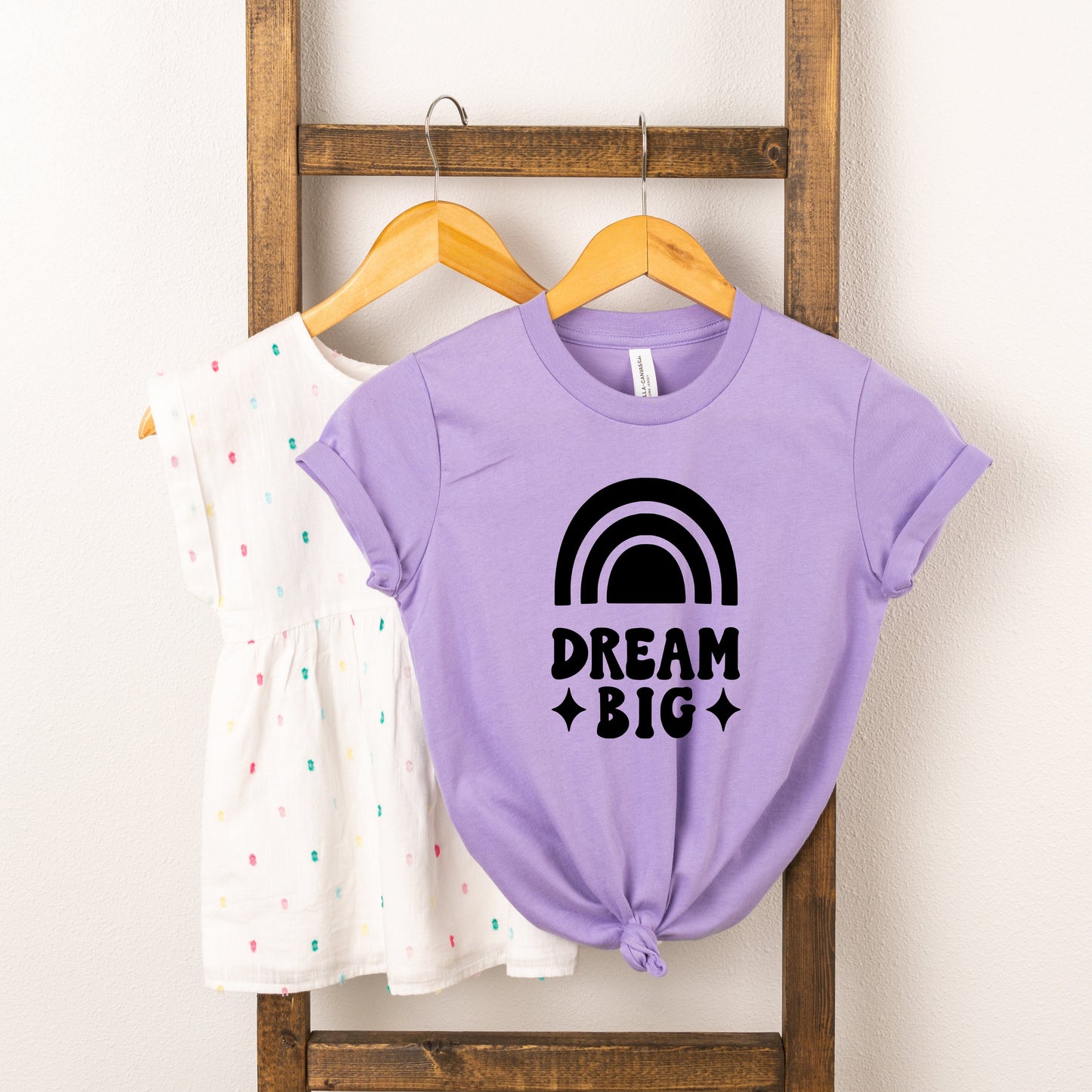 Dream Big Rainbow | Youth Short Sleeve Crew Neck by The Juniper Shop