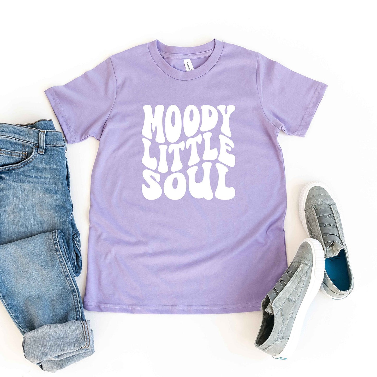 Moody Little Soul | Youth Short Sleeve Crew Neck by The Juniper Shop