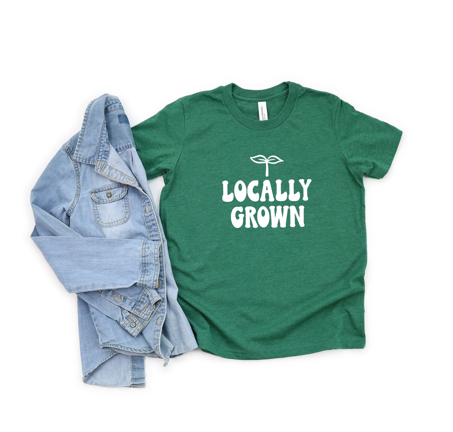 Locally Grown Kids | Youth Short Sleeve Crew Neck by The Juniper Shop