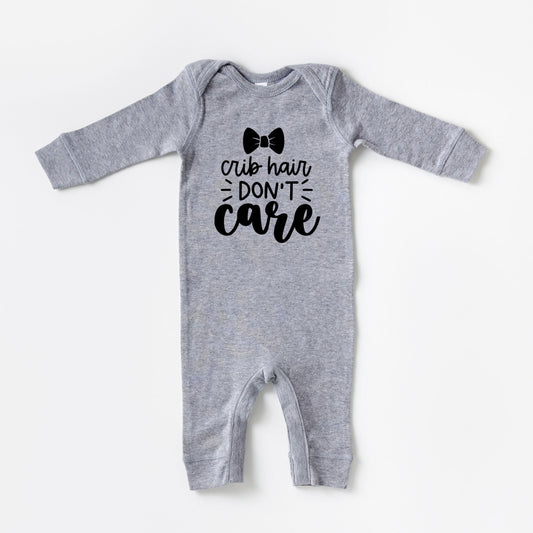 Crib Hair Don't Care | Baby Romper by The Juniper Shop