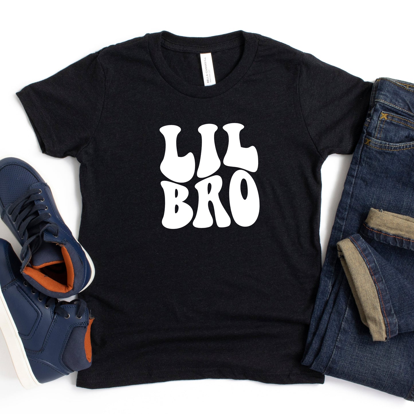 Lil Bro Wavy | Youth Short Sleeve Crew Neck by The Juniper Shop