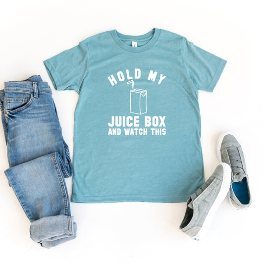 Hold My Juice Box | Youth Short Sleeve Crew Neck by The Juniper Shop