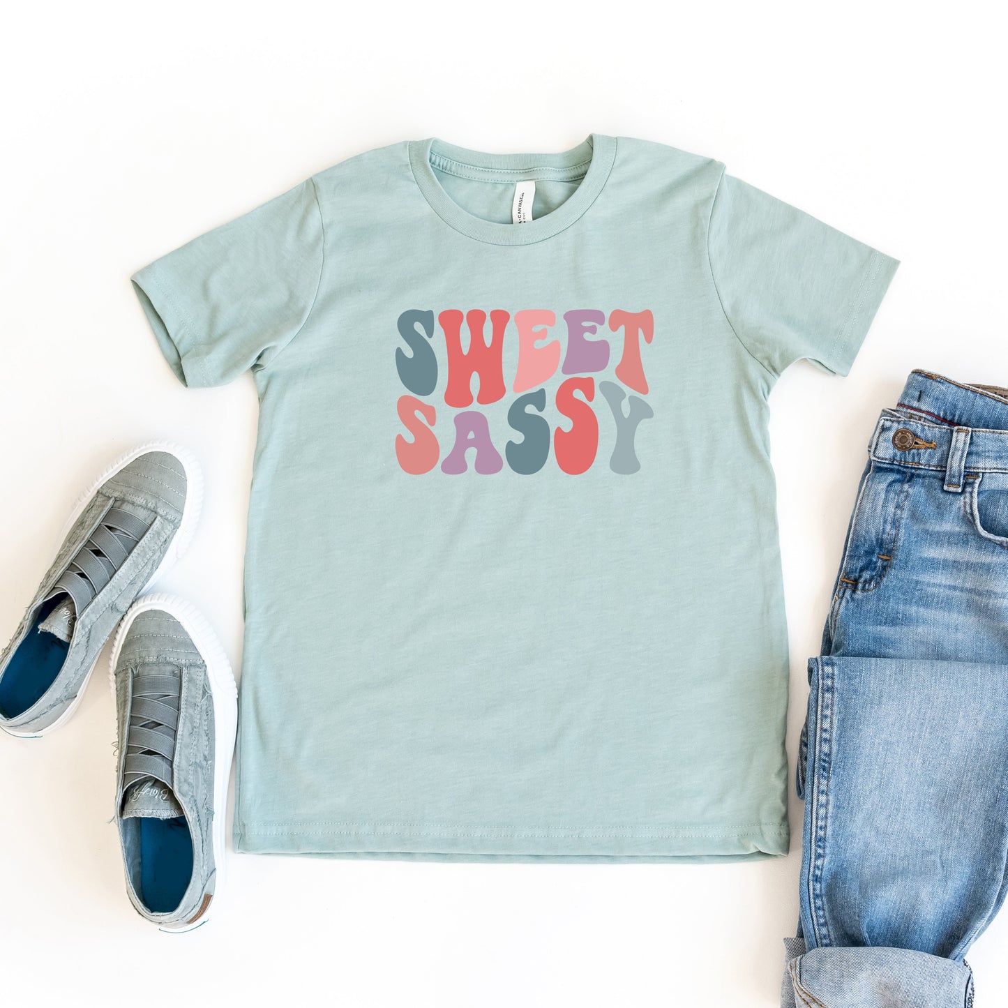 Sweet Sassy Wavy | Youth Short Sleeve Crew Neck by The Juniper Shop