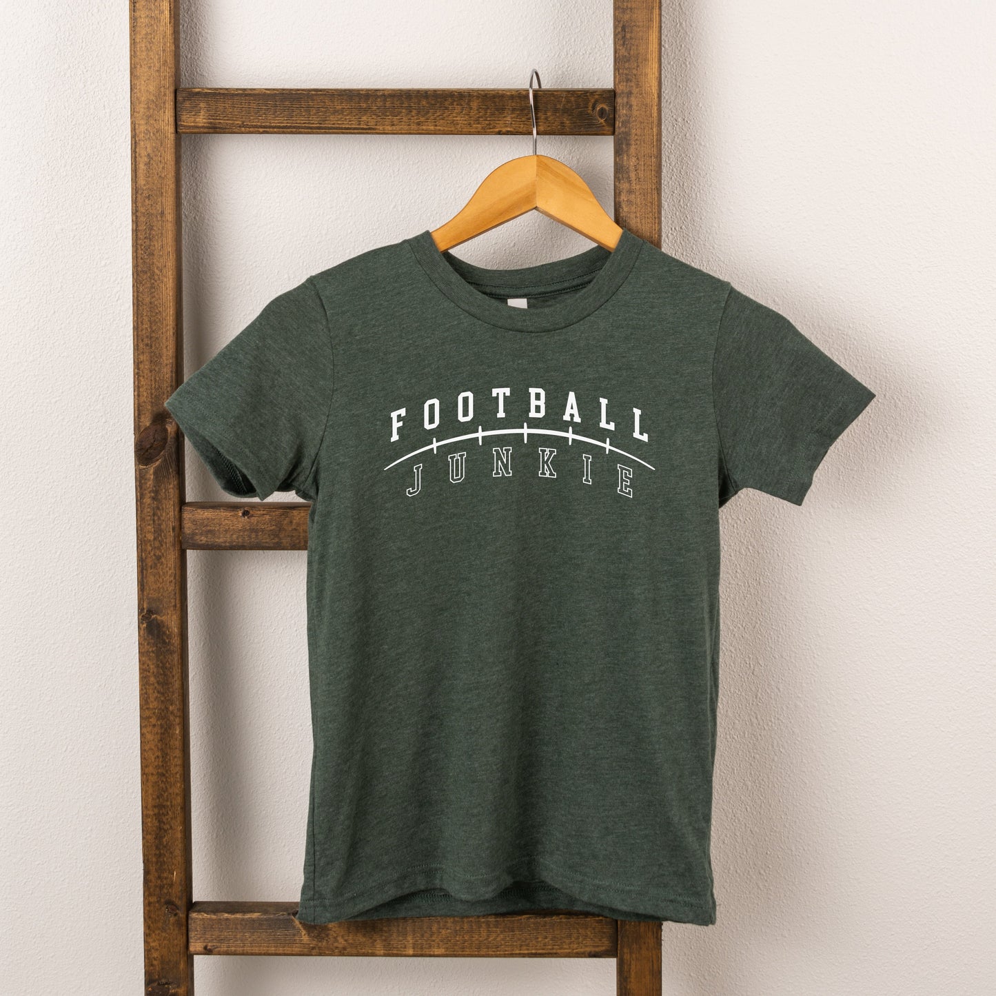 Football Junkie | Toddler Short Sleeve Crew Neck by The Juniper Shop