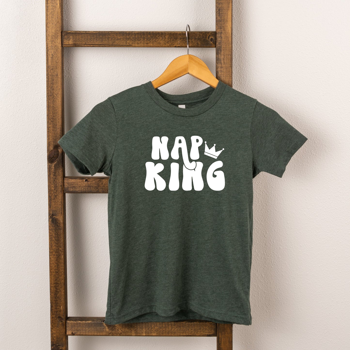 Nap King | Toddler Short Sleeve Crew Neck by The Juniper Shop