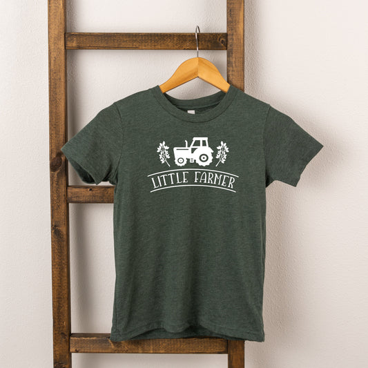 Little Farmer Tractor | Toddler Short Sleeve Crew Neck by The Juniper Shop