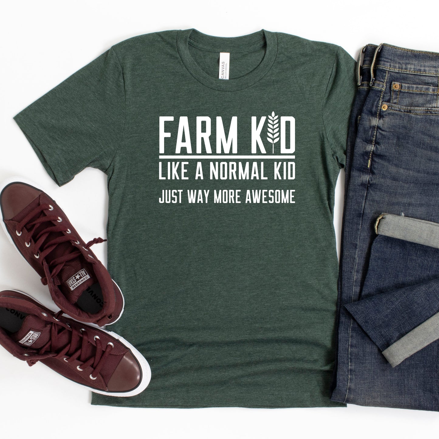 Farm Kid | Youth Short Sleeve Crew Neck by The Juniper Shop