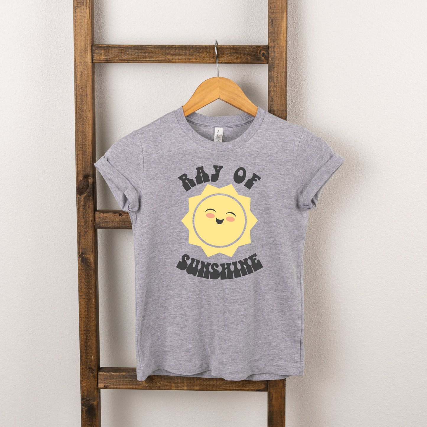 Ray Of Sunshine Sun | Toddler Short Sleeve Crew Neck by The Juniper Shop