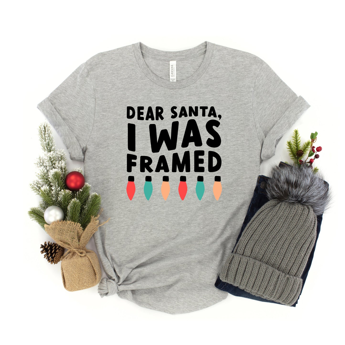 I Was Framed Lights | Youth Short Sleeve Crew Neck by The Juniper Shop