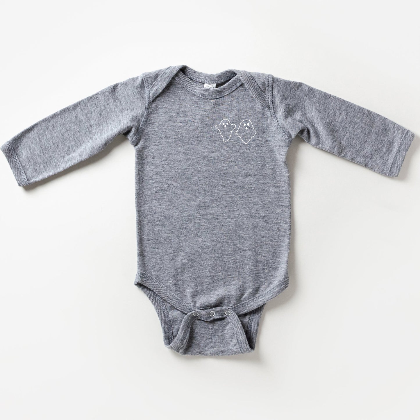 Boho Ghost Mini | Baby Long Sleeve Onesie by The Juniper Shop