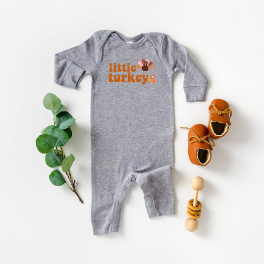 Little Turkey Flowers | Baby Romper by The Juniper Shop