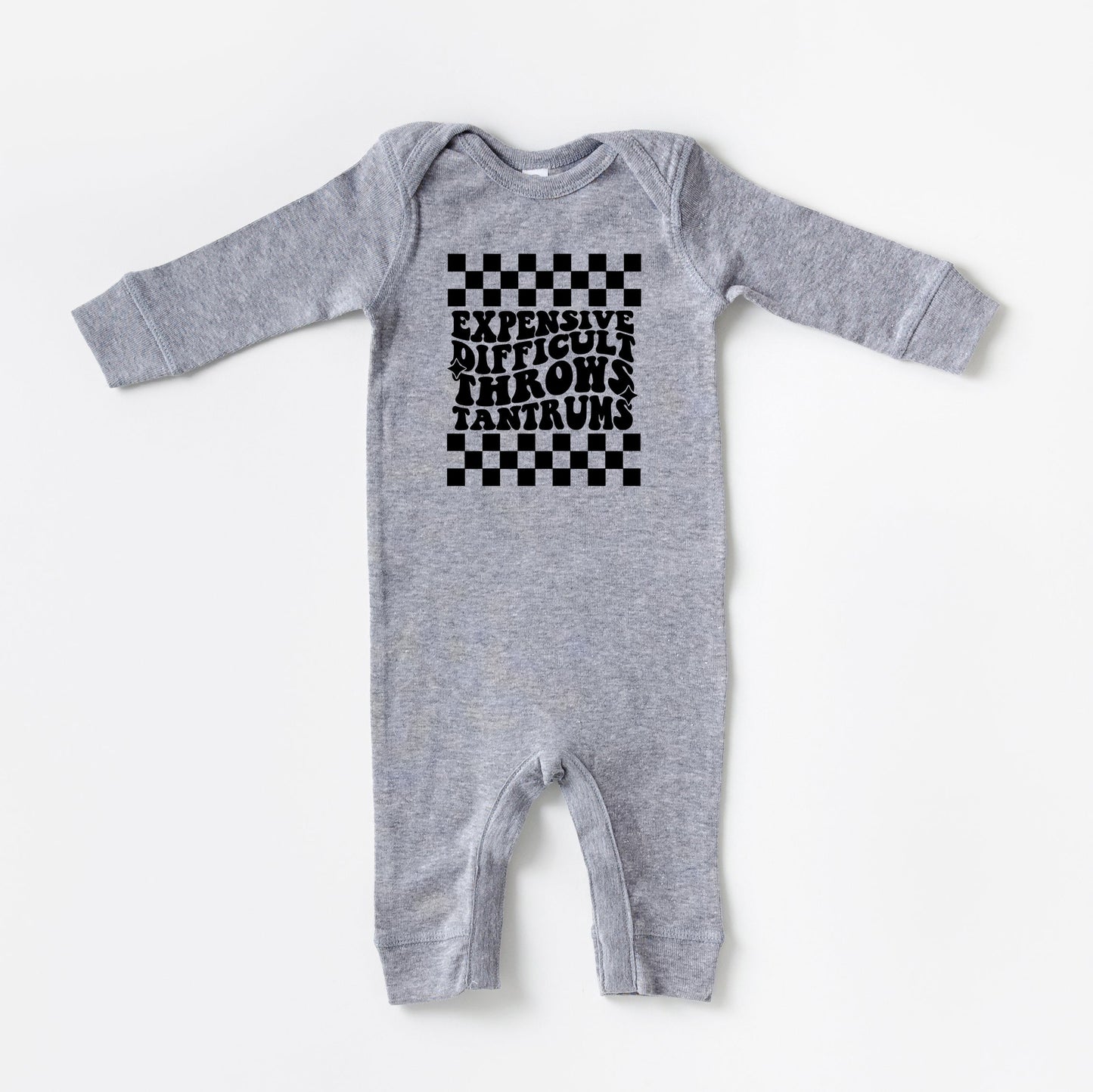 Expensive Difficult Tantrum | Baby Romper by The Juniper Shop