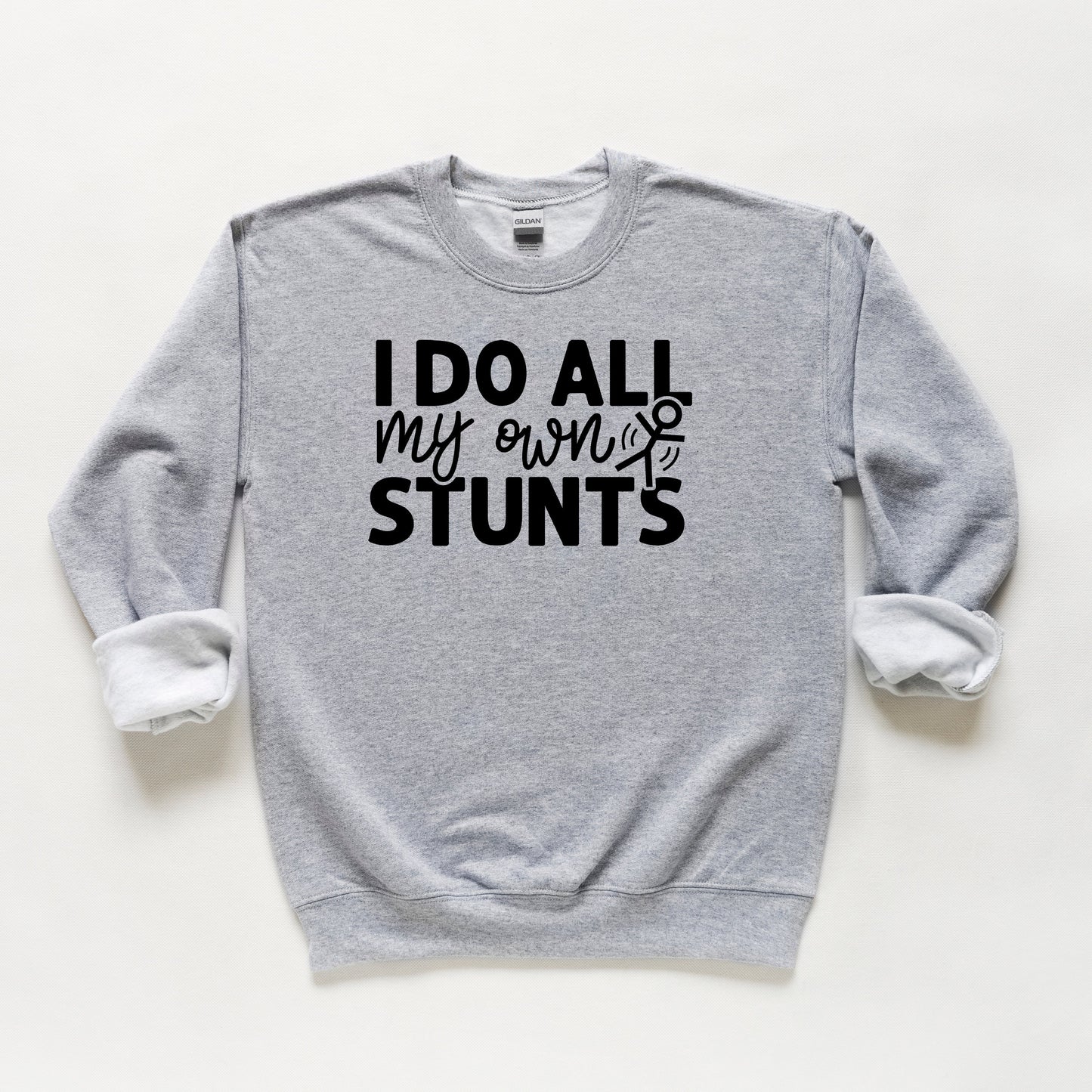 I Do All My Own Stunts | Youth Sweatshirt by The Juniper Shop