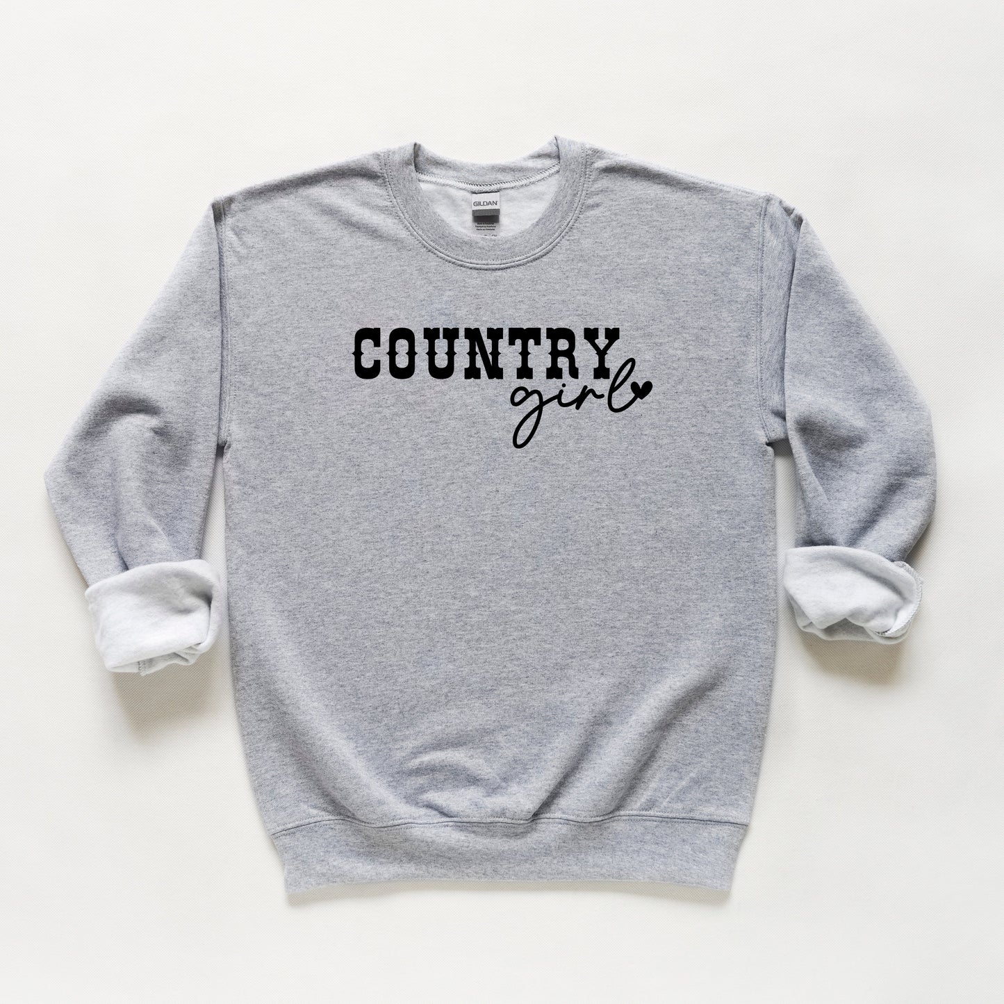 Country Girl Heart | Youth Sweatshirt by The Juniper Shop