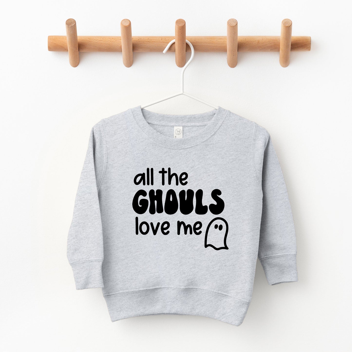 All The Ghouls Ghost | Toddler Sweatshirt by The Juniper Shop