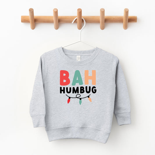 Bah Humbug Lights | Toddler Sweatshirt by The Juniper Shop