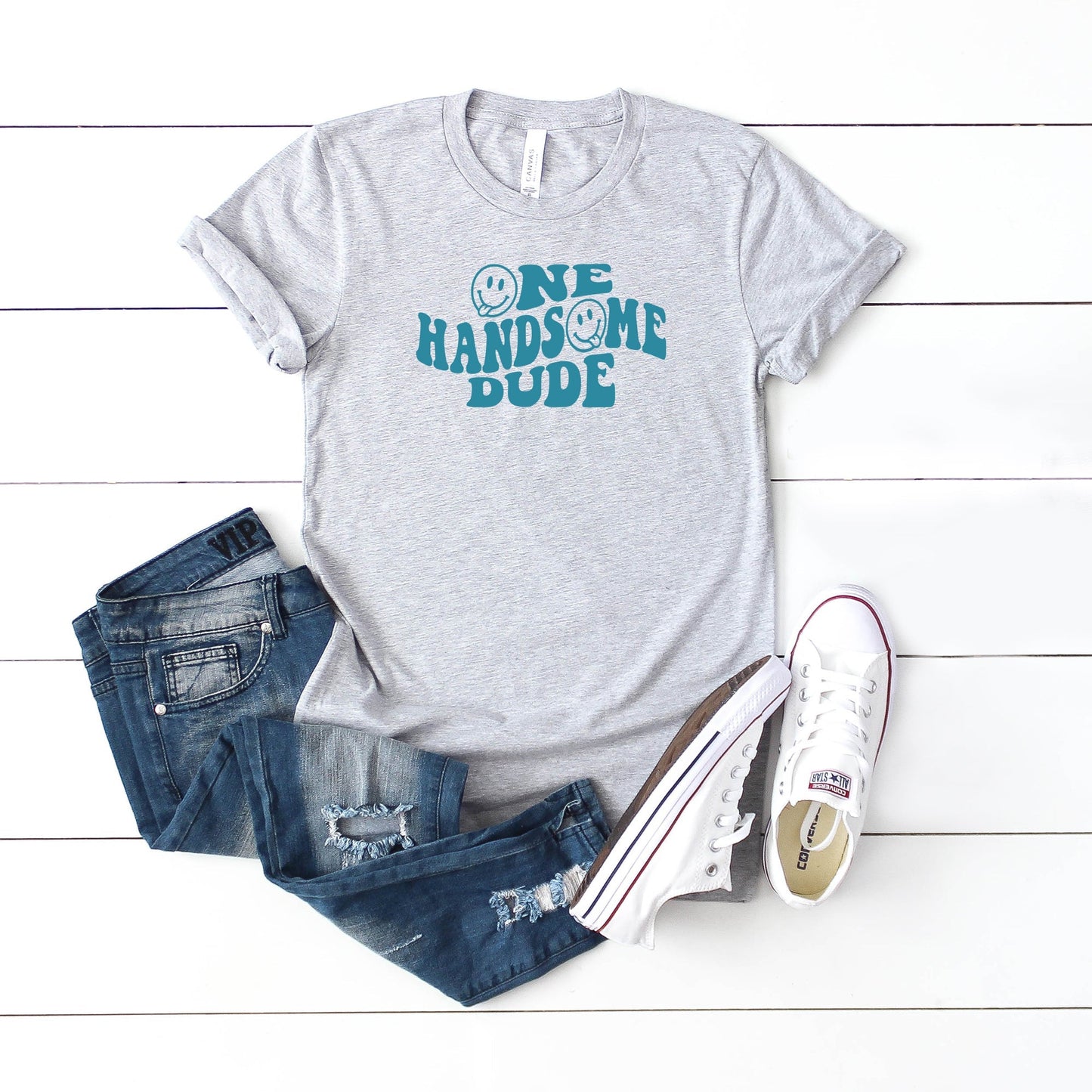 One Handsome Dude | Youth Short Sleeve Crew Neck by The Juniper Shop