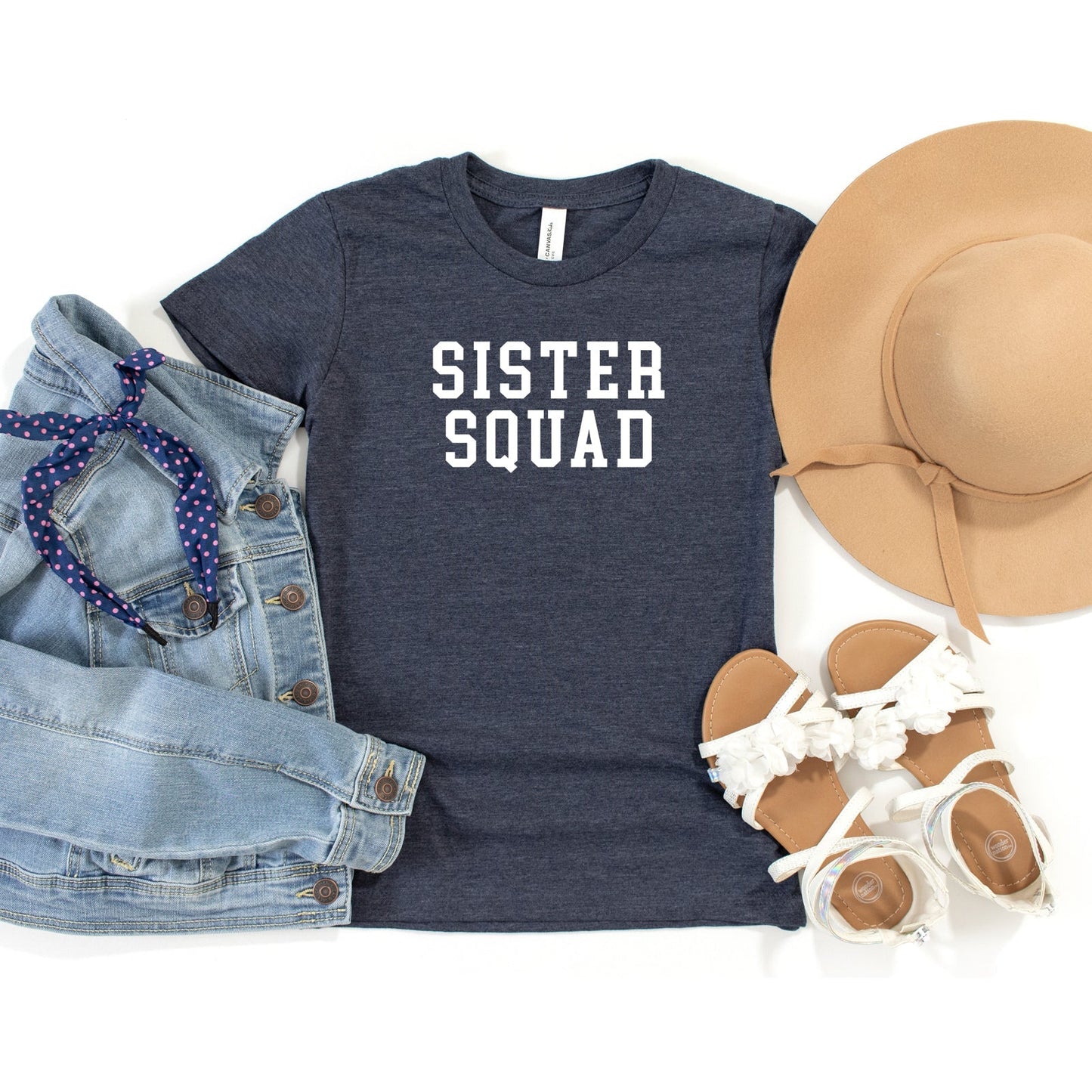 Sister Squad | Youth Short Sleeve Crew Neck by The Juniper Shop