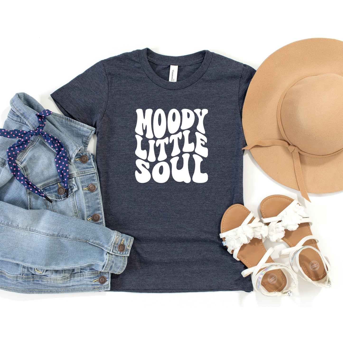 Moody Little Soul | Youth Short Sleeve Crew Neck by The Juniper Shop