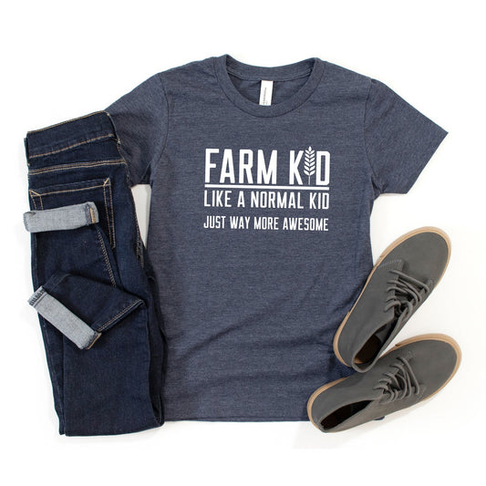 Farm Kid | Youth Short Sleeve Crew Neck by The Juniper Shop