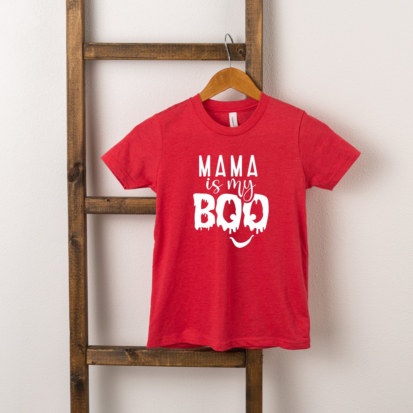 Mama Is My Boo | Toddler Short Sleeve Crew Neck by The Juniper Shop