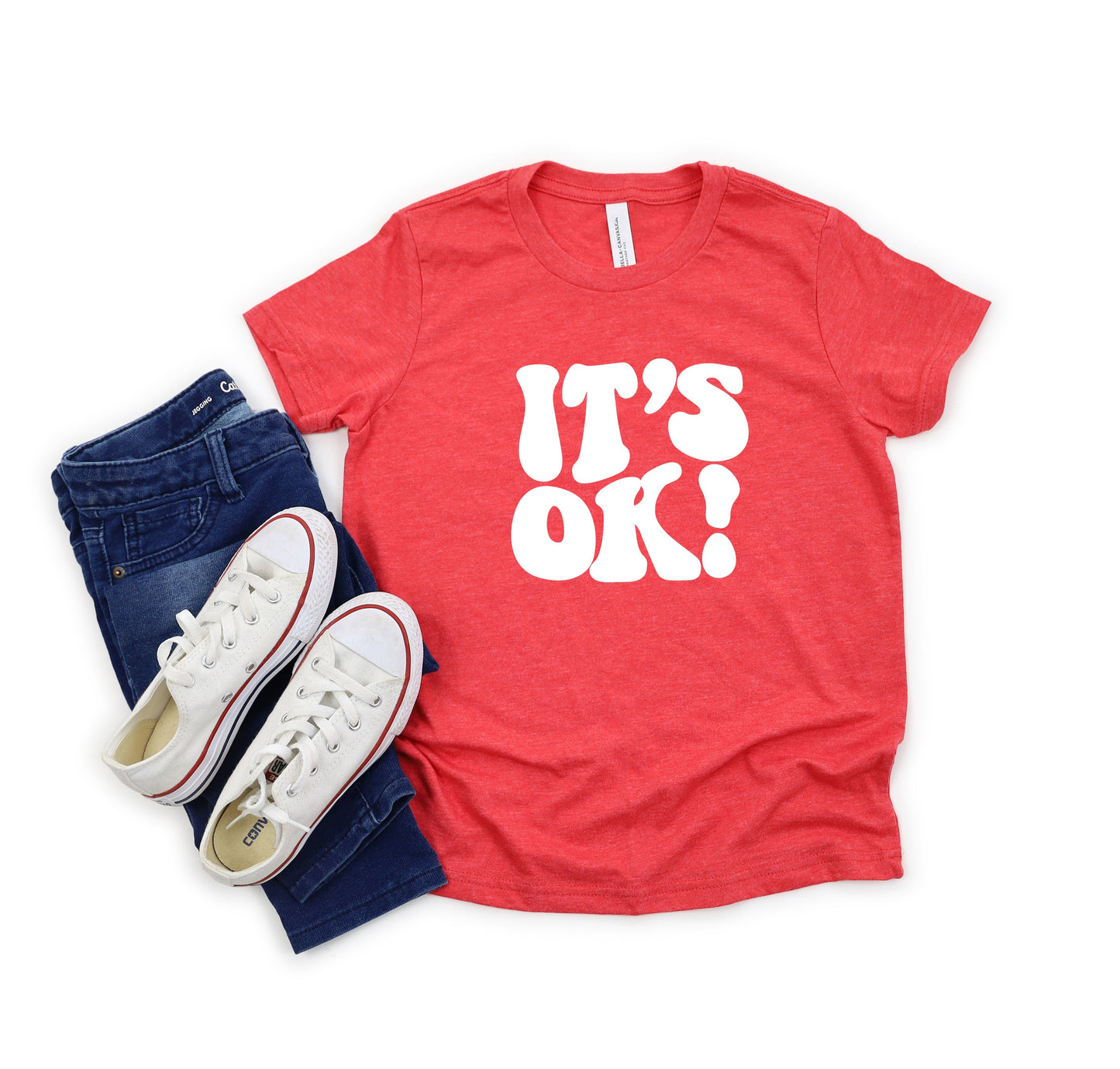 It's Ok | Youth Short Sleeve Crew Neck by The Juniper Shop