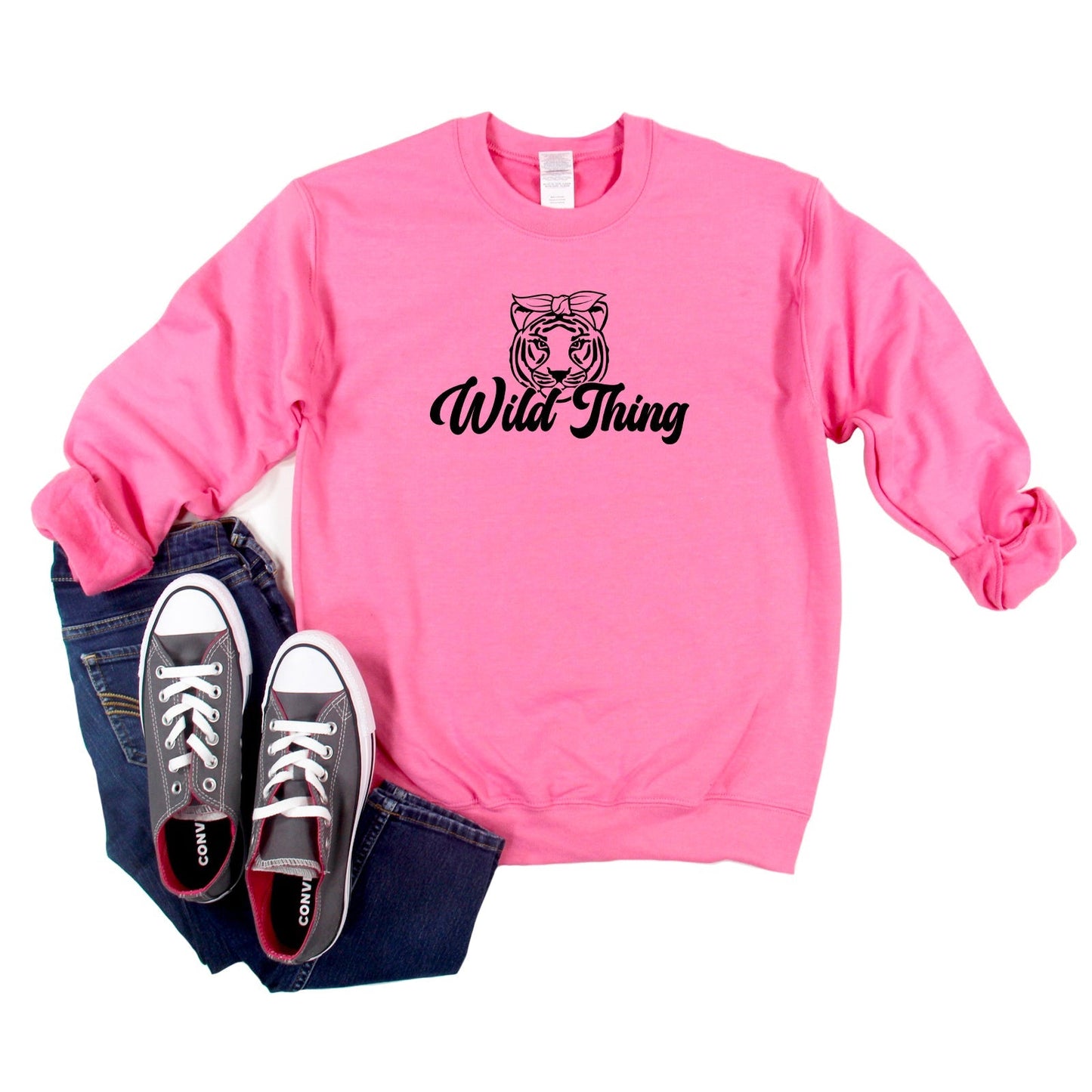 Wild Thing Tiger | Youth Sweatshirt by The Juniper Shop