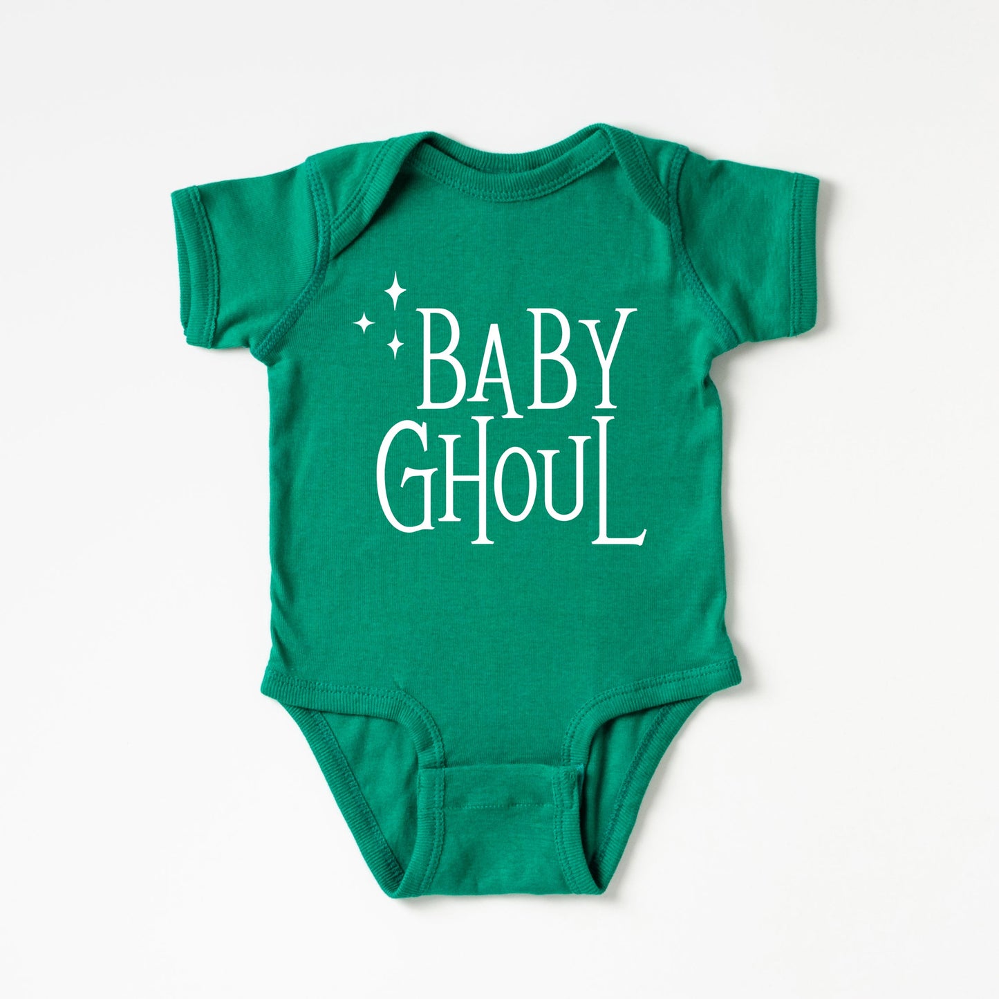 Baby Ghoul | Baby Graphic Short Sleeve Onesie by The Juniper Shop