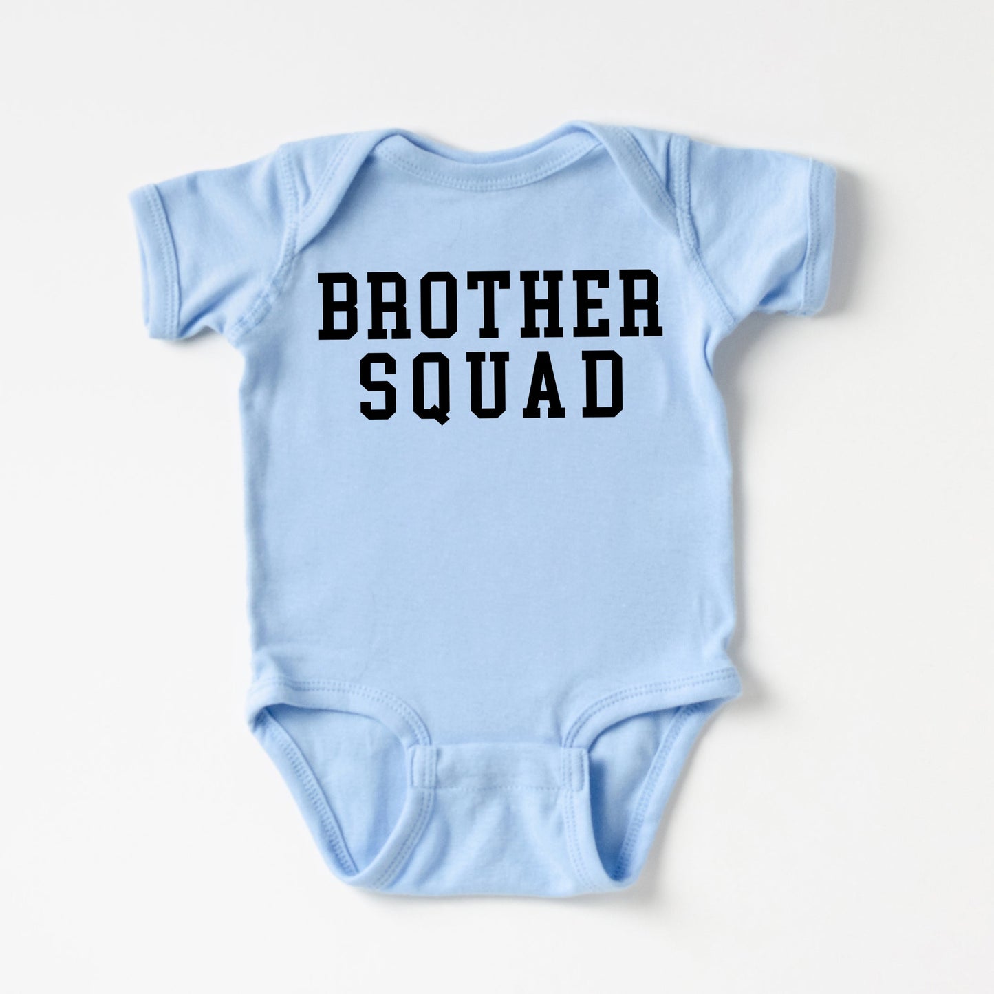 Brother Squad | Baby Graphic Short Sleeve Onesie by The Juniper Shop