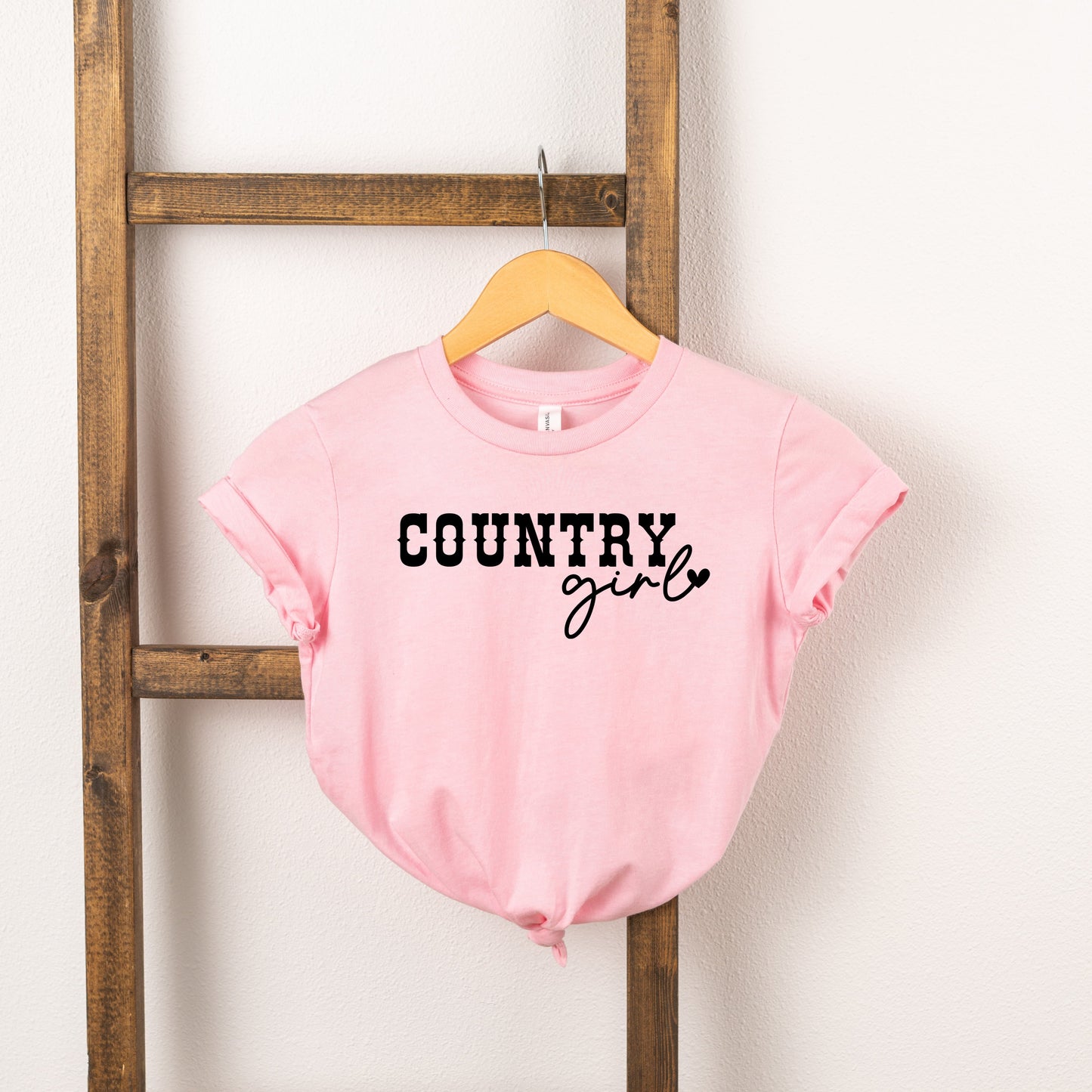 Country Girl Heart | Youth Short Sleeve Crew Neck by The Juniper Shop