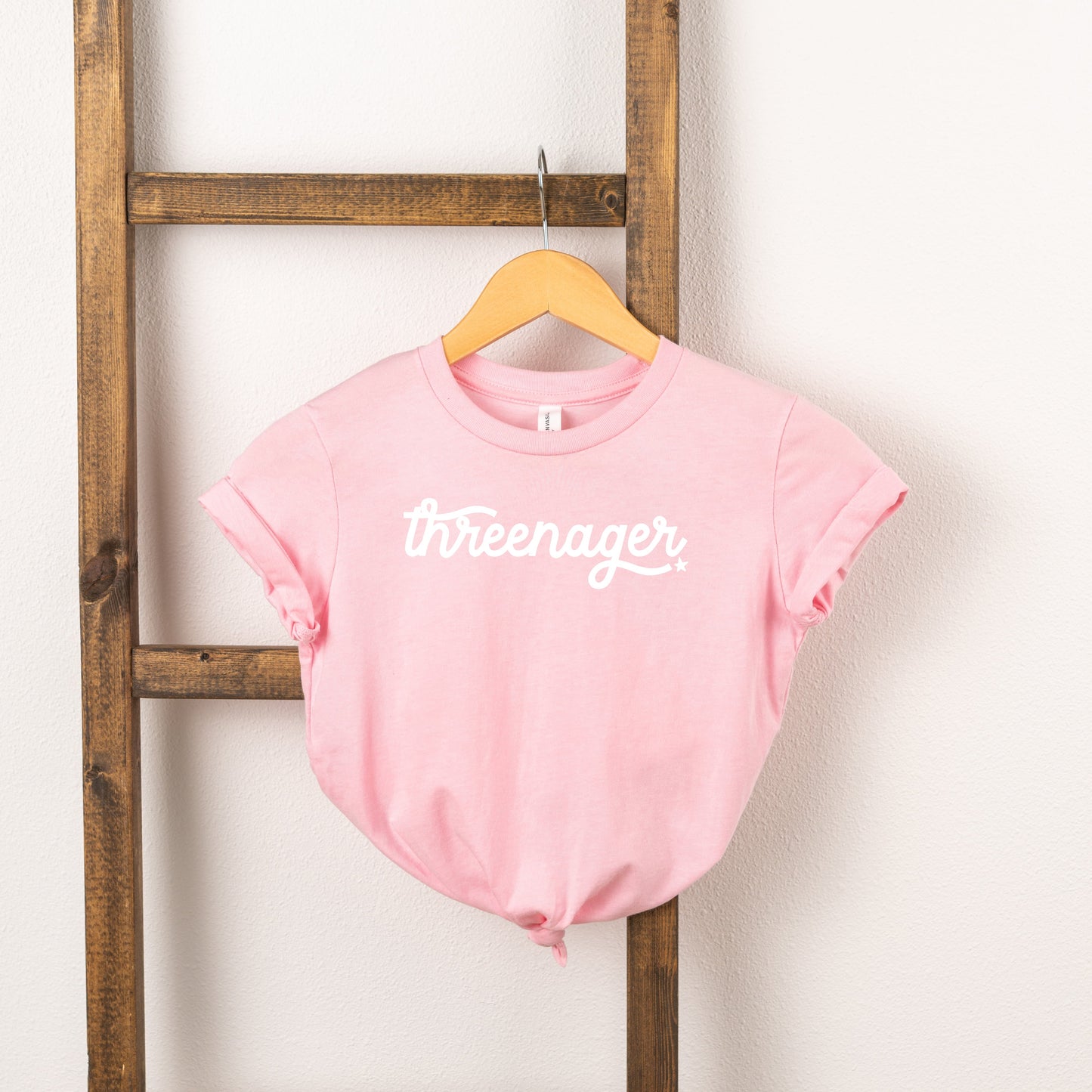 Threenager | Toddler Short Sleeve Crew Neck by The Juniper Shop