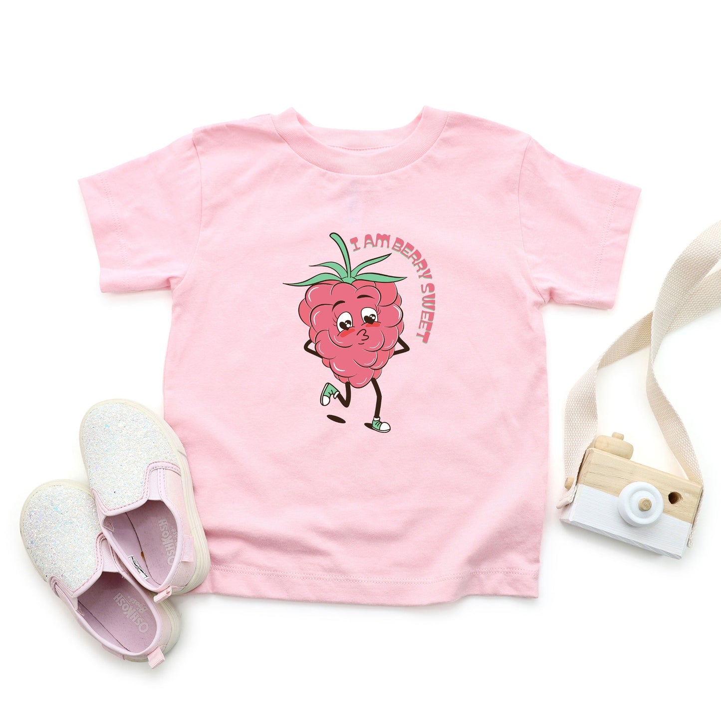 I Am Berry Sweet | Toddler Short Sleeve Crew Neck by The Juniper Shop