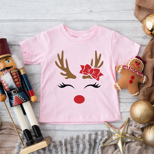 Reindeer Girl | Youth Graphic Short Sleeve Tee by The Juniper Shop