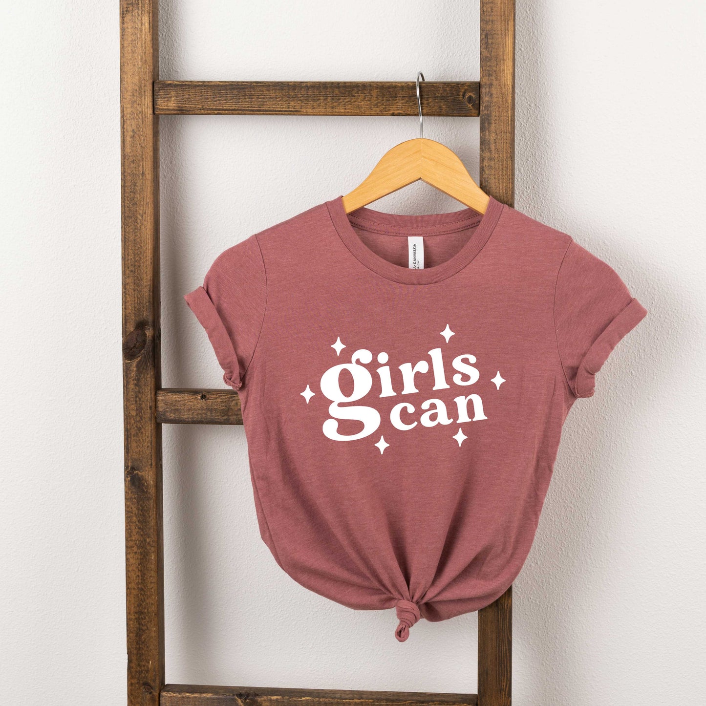 Girls Can | Youth Short Sleeve Crew Neck by The Juniper Shop