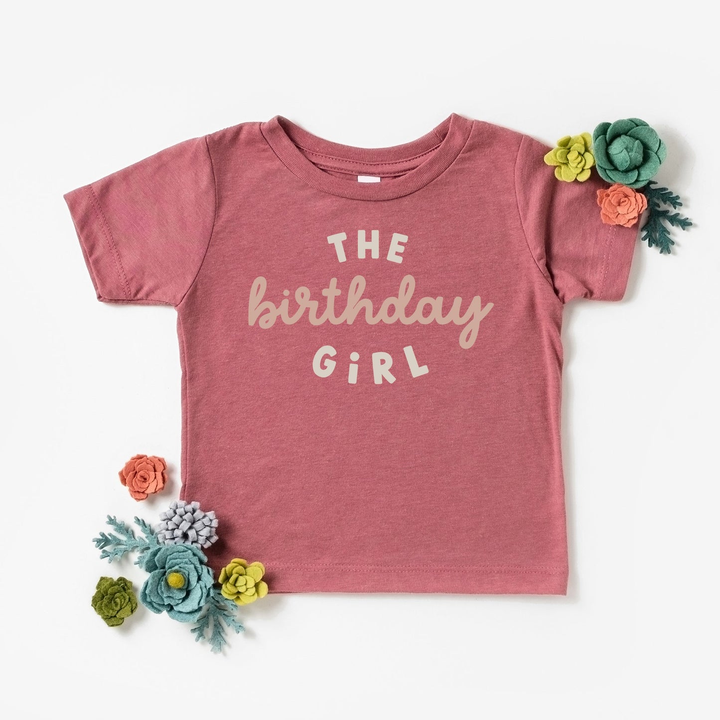 The Birthday Girl | Toddler Graphic Short Sleeve Tee by The Juniper Shop