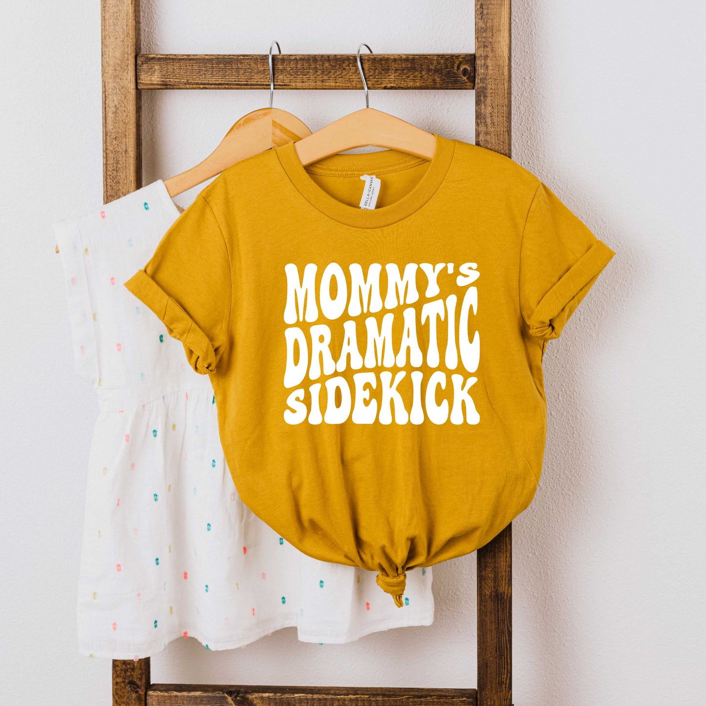 Mommy's Dramatic Sidekick | Youth Short Sleeve Crew Neck by The Juniper Shop