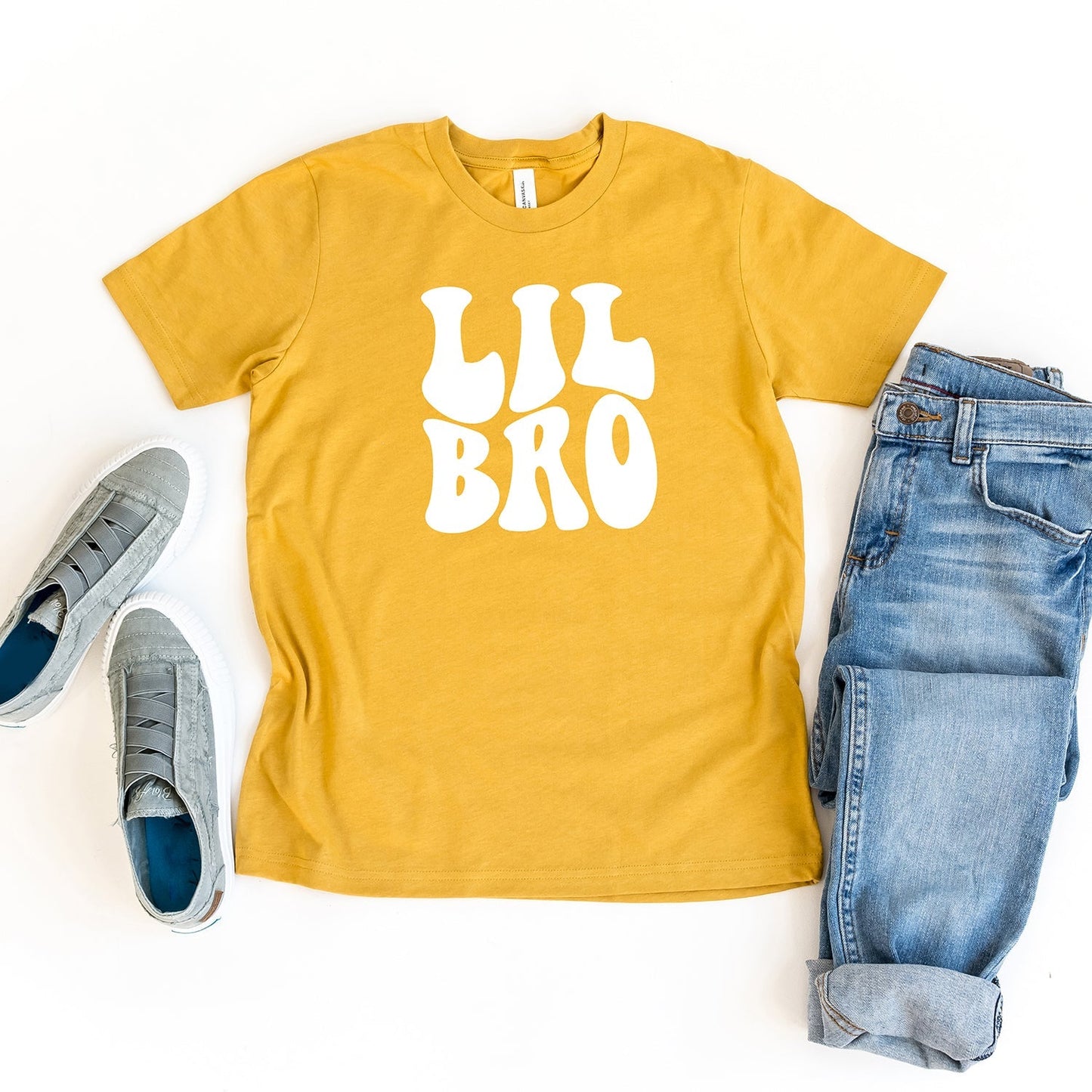 Lil Bro Wavy | Youth Short Sleeve Crew Neck by The Juniper Shop