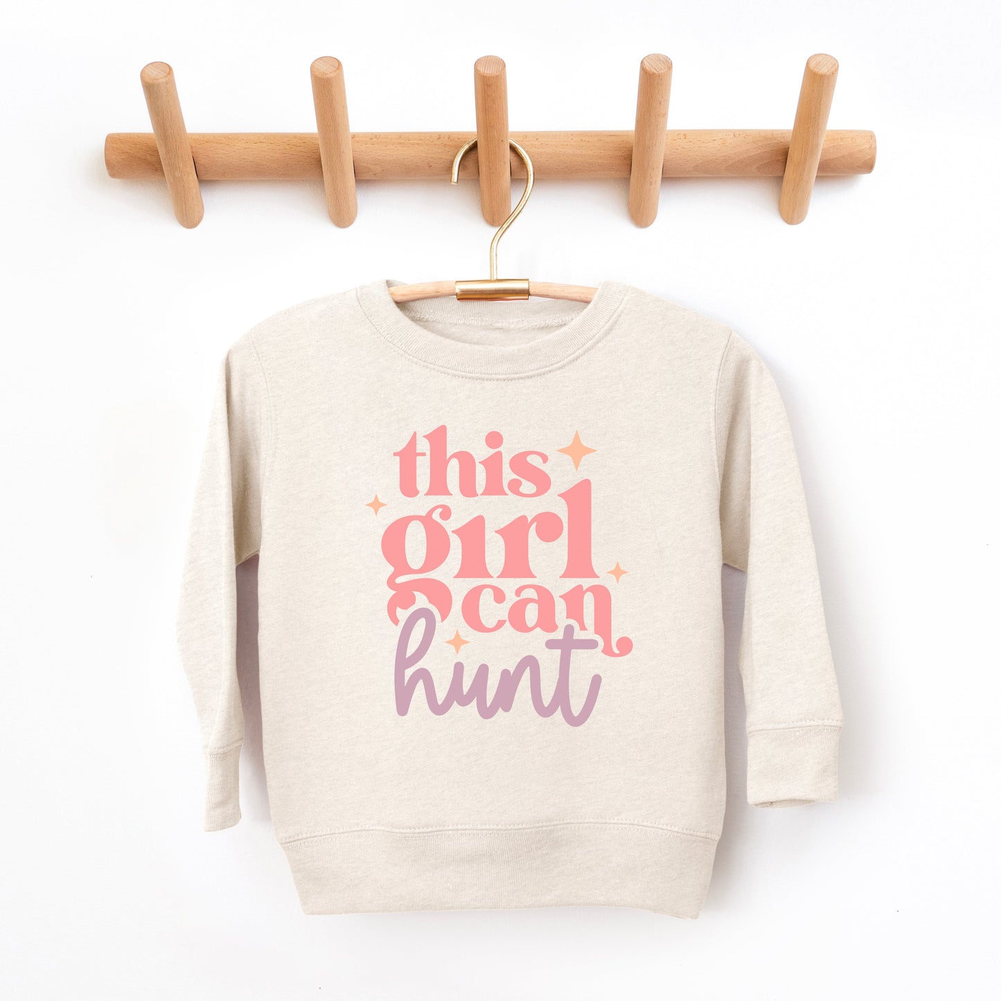 This Girl Can Hunt | Toddler Graphic Sweatshirt by The Juniper Shop