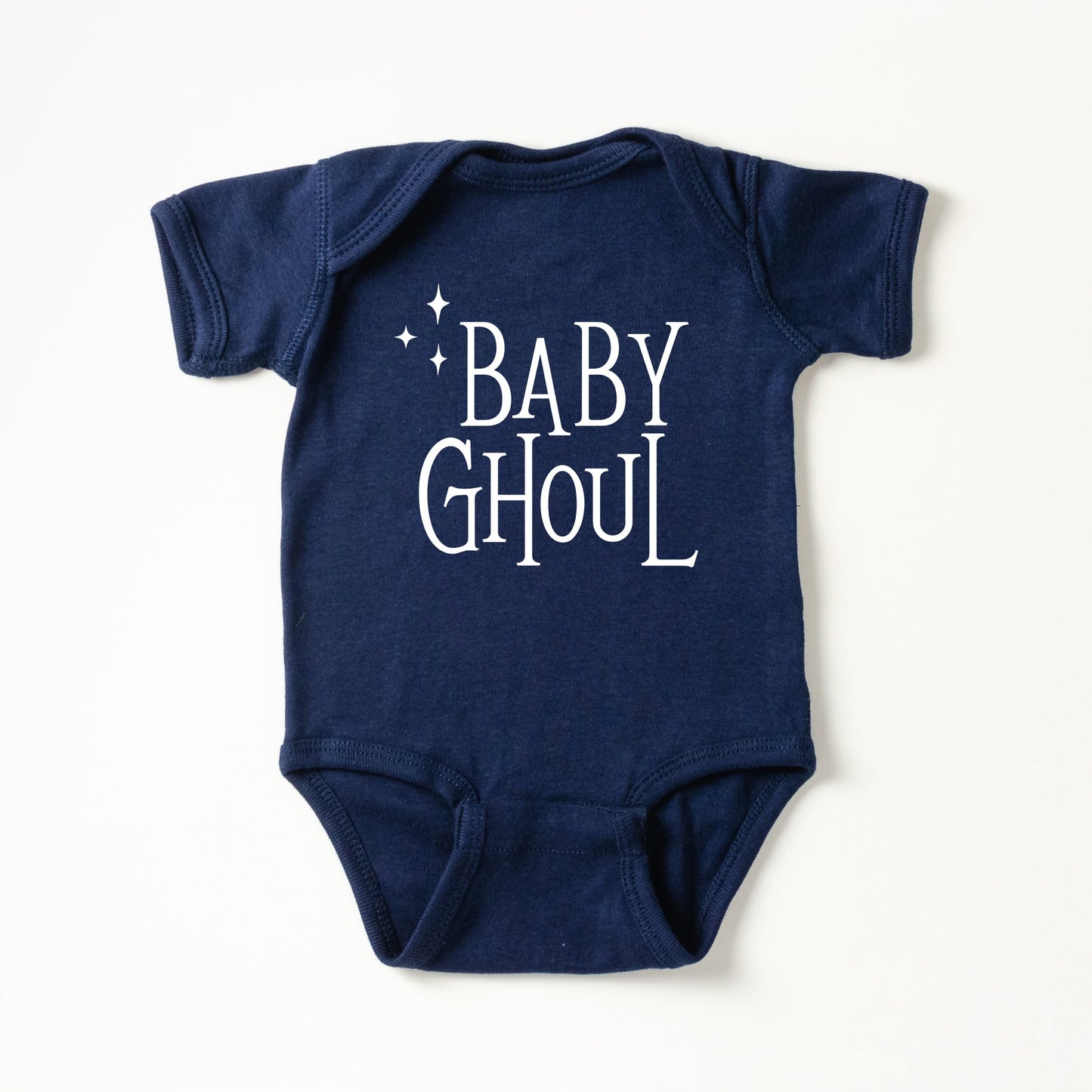 Baby Ghoul | Baby Graphic Short Sleeve Onesie by The Juniper Shop