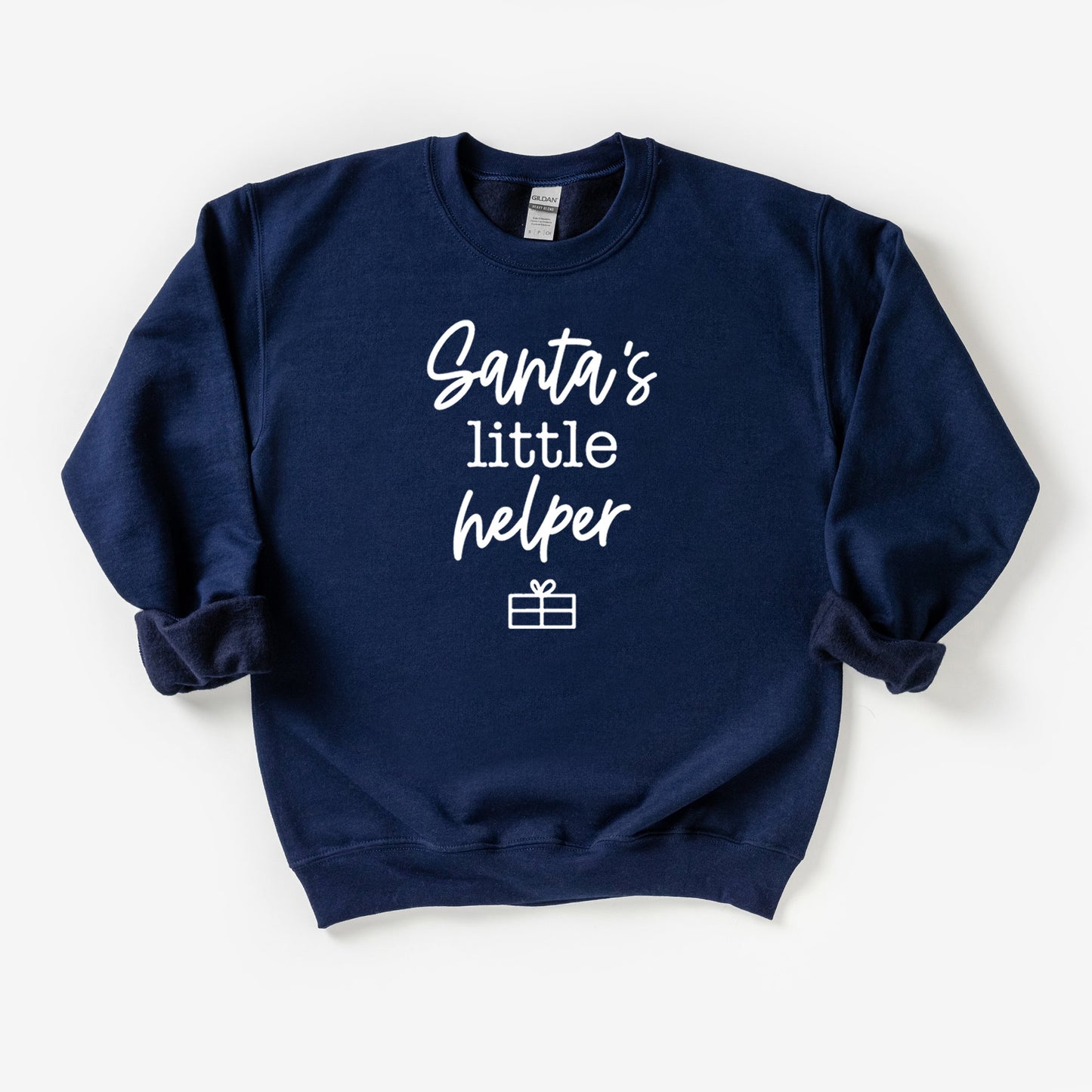 Santa's Little Helper | Youth Sweatshirt by The Juniper Shop