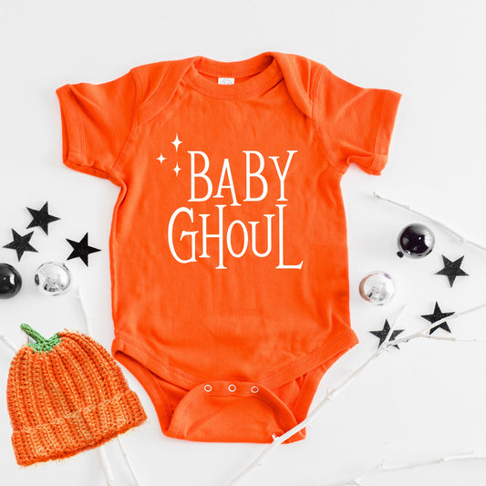 Baby Ghoul | Baby Graphic Short Sleeve Onesie by The Juniper Shop