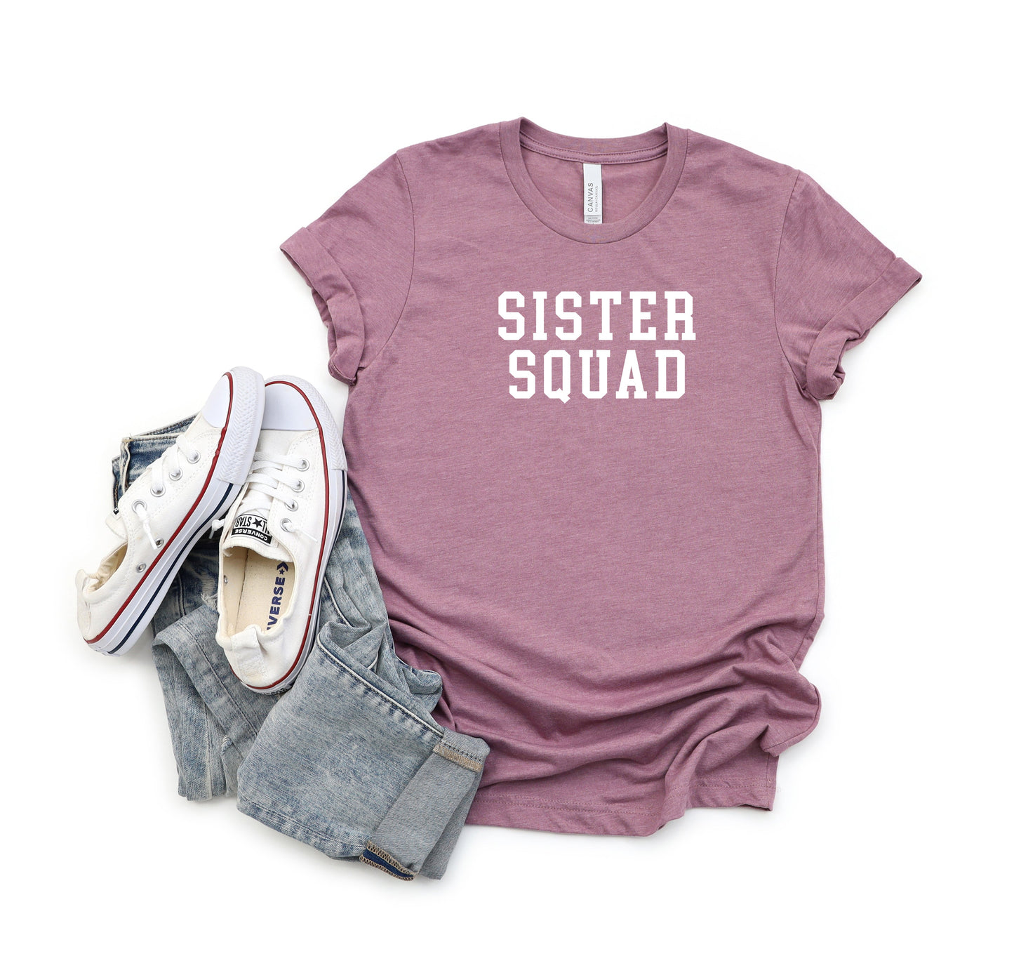 Sister Squad | Youth Short Sleeve Crew Neck by The Juniper Shop